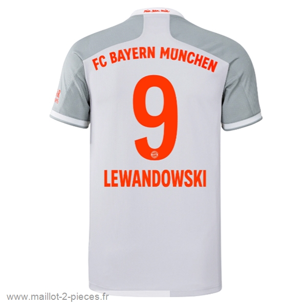 Boutique De Foot NO.9 Lewandowski Exterieur Maillot Bayern Munich 2020 2021 Blanc