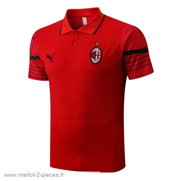 Boutique De Foot Polo AC Milan 2022 2023 Rouge Noir