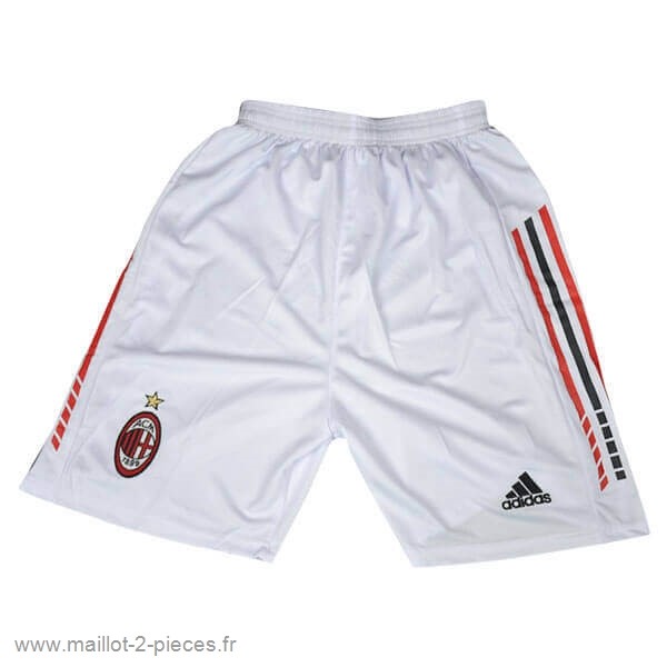 Boutique De Foot Domicile Pantalon AC Milan Rétro 2005 2006 Blanc