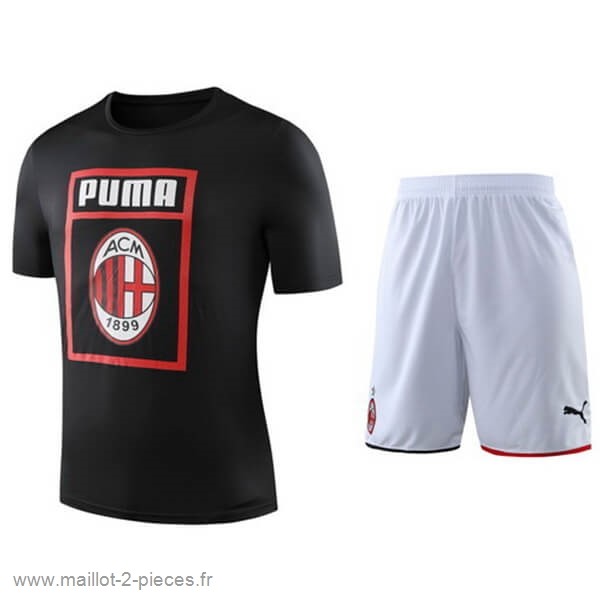 Boutique De Foot Entrainement Conjunto Completo AC Milan 2019 2020 Noir Blanc