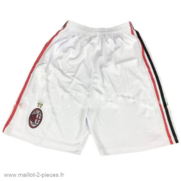 Boutique De Foot Exterieur Pantalon AC Milan Rétro 2008 2009 Blanc