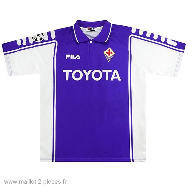 Boutique De Foot Domicile Maillot Fiorentina Rétro 1999 2000 Purpura