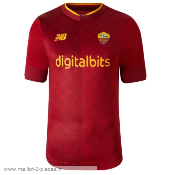 Boutique De Foot Joueurs Domicile Maillot As Roma 2022 2023 Rouge