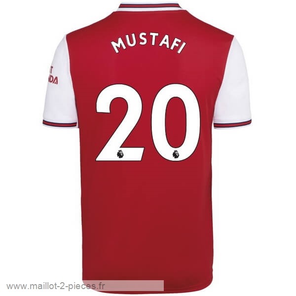 Boutique De Foot NO.20 Mustafi Domicile Maillot Arsenal 2019 2020 Rouge