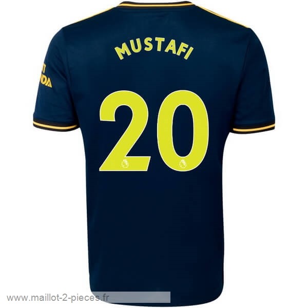 Boutique De Foot NO.20 Mustafi Third Maillot Arsenal 2019 2020 Bleu