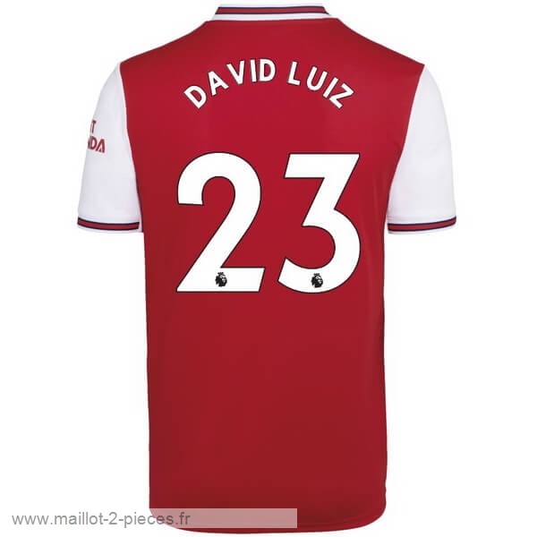 Boutique De Foot NO.23 David Luiz Domicile Maillot Arsenal 2019 2020 Rouge