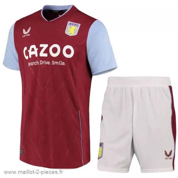 Boutique De Foot Domicile Conjunto De Enfant Aston Villa 2022 2023 Rouge