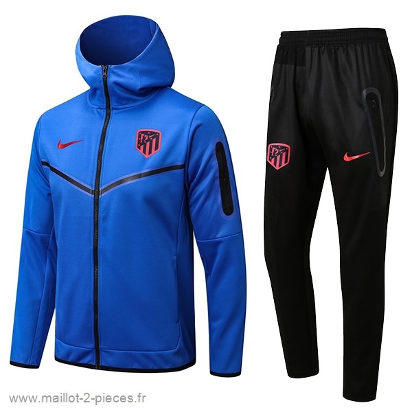 Boutique De Foot Sweat Shirt Capuche Atlético Madrid 2022 2023 Bleu Noir