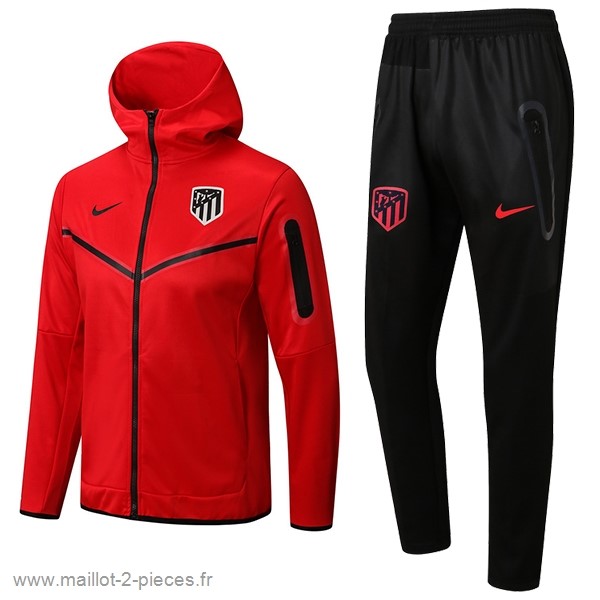 Boutique De Foot Sweat Shirt Capuche Atlético Madrid 2022 2023 Rouge Noir