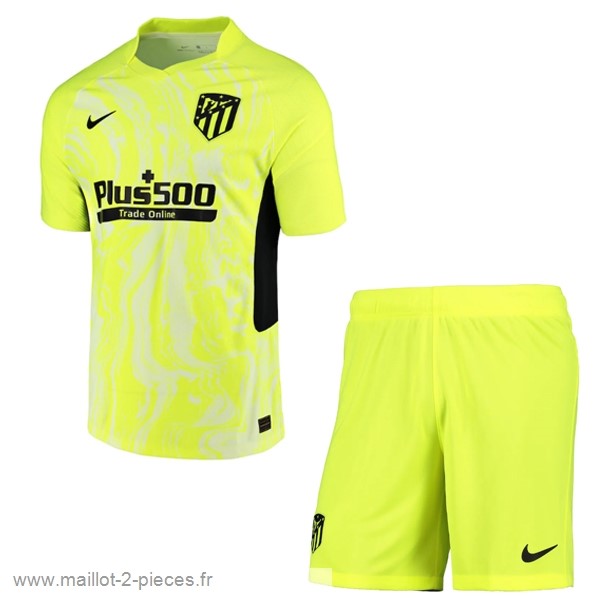 Boutique De Foot Third Conjunto De Enfant Atlético Madrid 2020 2021 Vert Fluorescente
