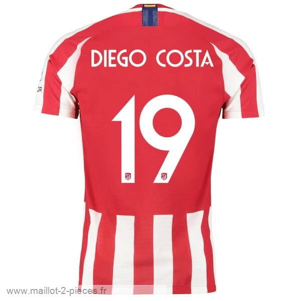 Boutique De Foot NO.19 Diego Domicile Costa Maillot Atlético Madrid 2019 2020 Rouge
