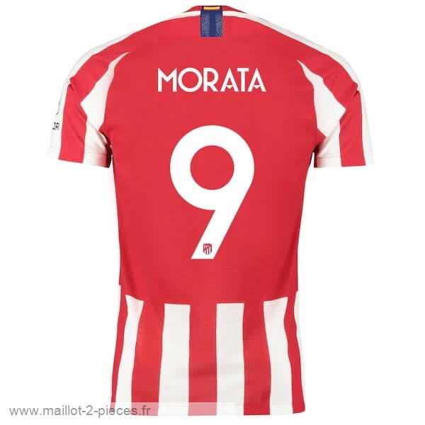 Boutique De Foot NO.9 Morata Domicile Maillot Atlético Madrid 2019 2020 Rouge