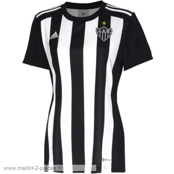 Boutique De Foot Domicile Maillot Femme Atlético Mineiro 2022 2023 Noir Blanc