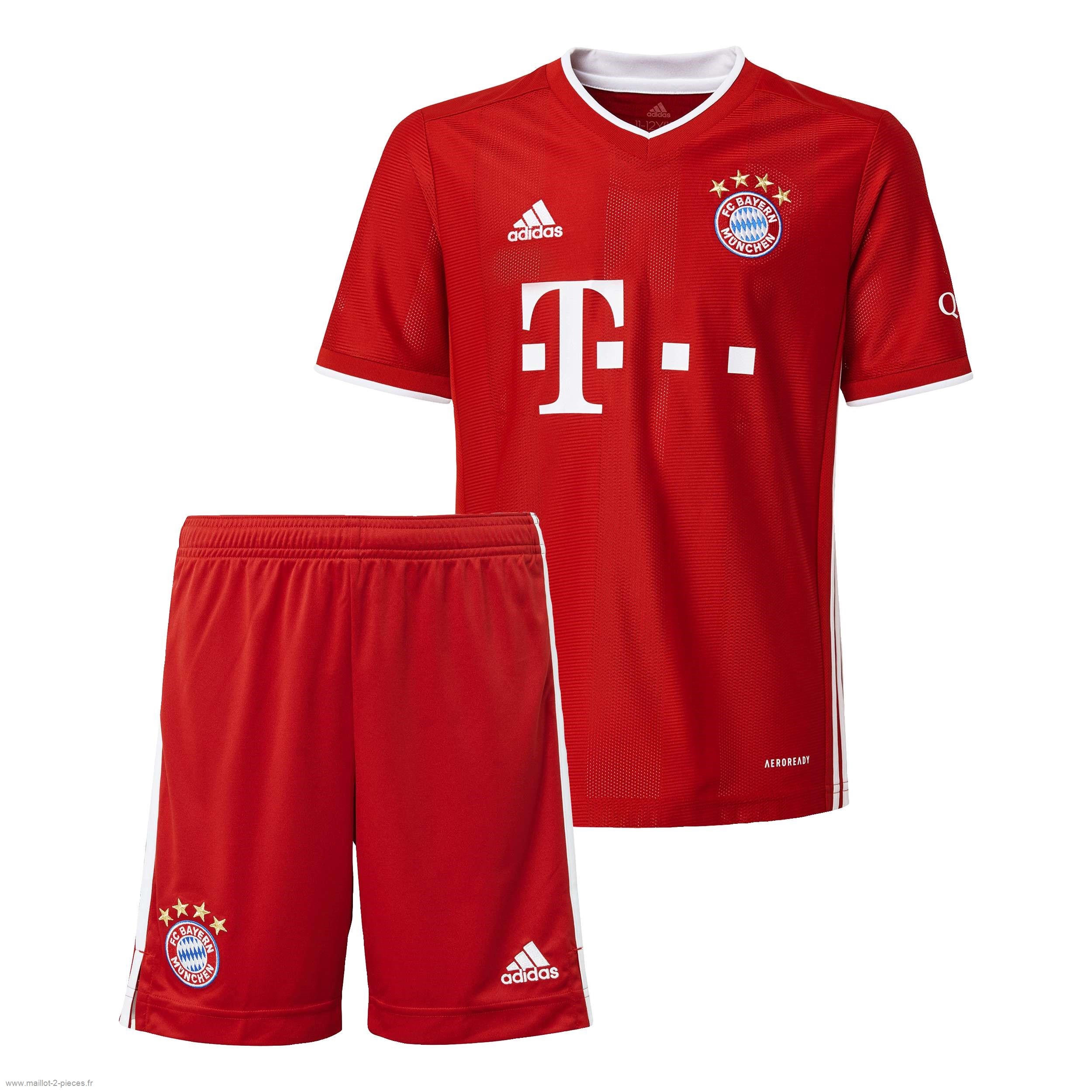 Boutique De Foot Domicile Conjunto De Enfant Bayern Munich 2020 2021 Rouge