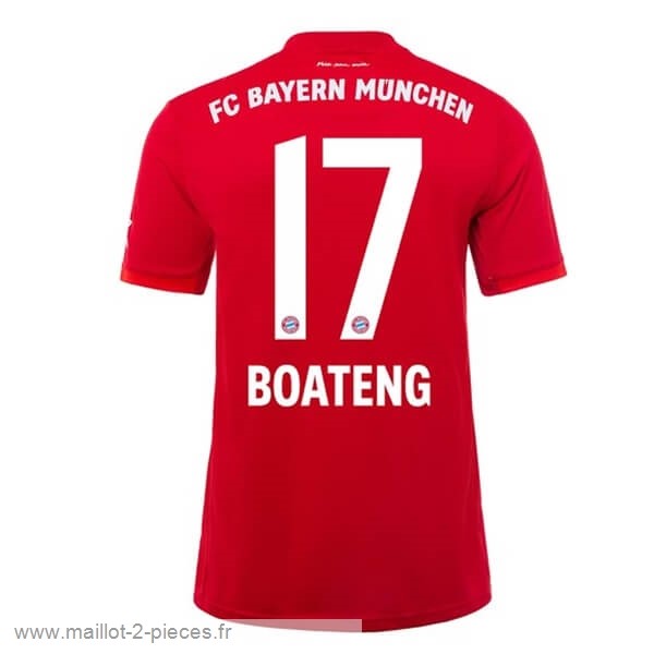 Boutique De Foot NO.17 Boateng Domicile Maillot Bayern Munich 2019 2020 Rouge