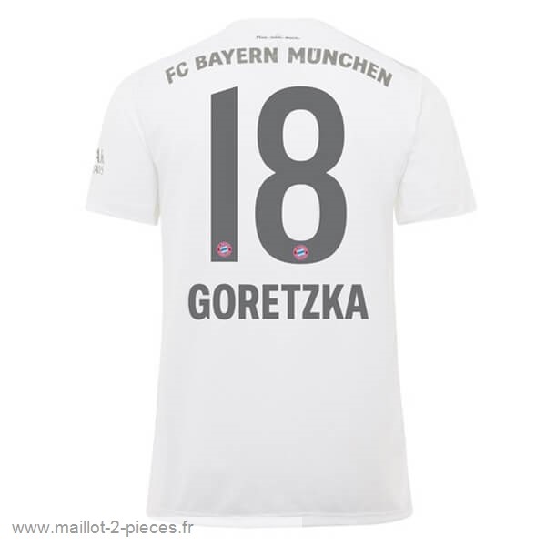 Boutique De Foot NO.18 Goretzka Exterieur Maillot Bayern Munich 2019 2020 Blanc