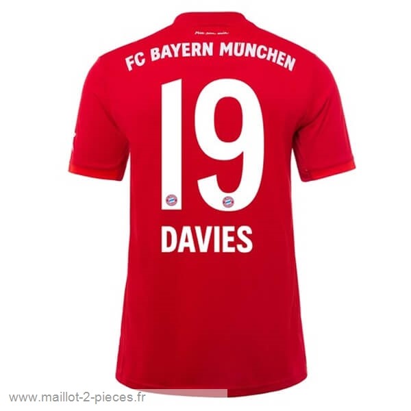 Boutique De Foot NO.19 Davies Domicile Maillot Bayern Munich 2019 2020 Rouge