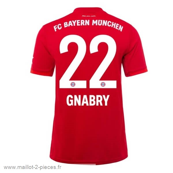 Boutique De Foot NO.22 Gnabry Domicile Maillot Bayern Munich 2019 2020 Blanc