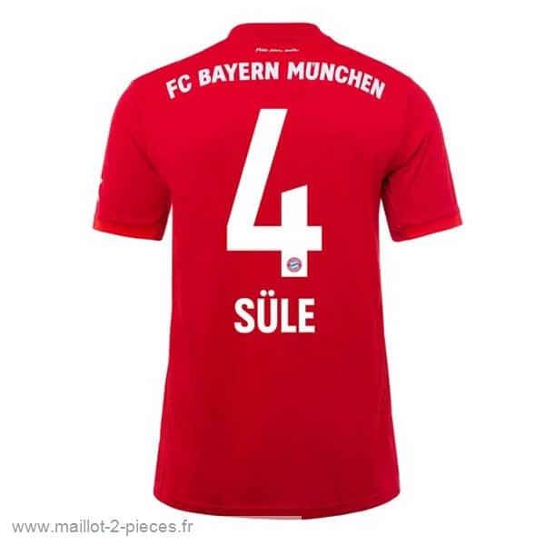 Boutique De Foot NO.4 Sule Domicile Maillot Bayern Munich 2019 2020 Rouge