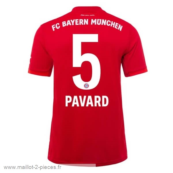 Boutique De Foot NO.5 Pavard Domicile Maillot Bayern Munich 2019 2020 Rouge
