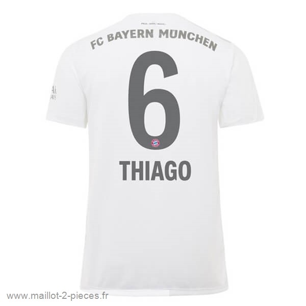 Boutique De Foot NO.6 Thiago Exterieur Maillot Bayern Munich 2019 2020 Blanc