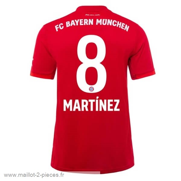 Boutique De Foot NO.8 Martinez Domicile Maillot Bayern Munich 2019 2020 Rouge