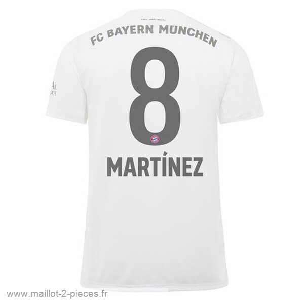 Boutique De Foot NO.8 Martinez Exterieur Maillot Bayern Munich 2019 2020 Blanc
