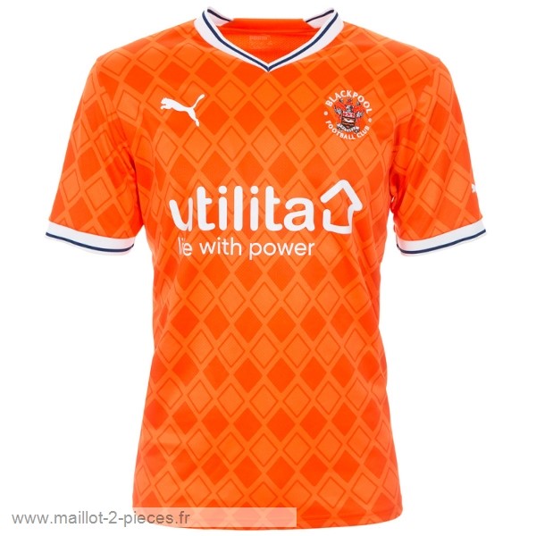 Boutique De Foot Thailande Domicile Maillot Blackpool 2022 2023 Orange