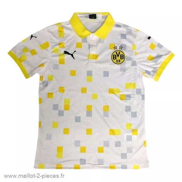 Boutique De Foot Polo Borussia Dortmund 2020 2021 Jaune Blanc