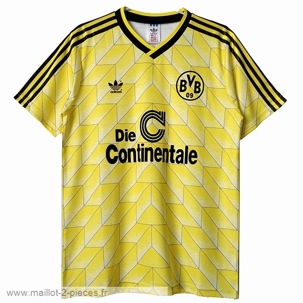 Boutique De Foot Domicile Maillot Borussia Dortmund Rétro 1988 Jaune