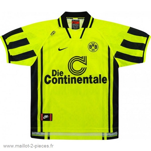 Boutique De Foot Domicile Maillot Borussia Dortmund Rétro 1996 1997 Jaune