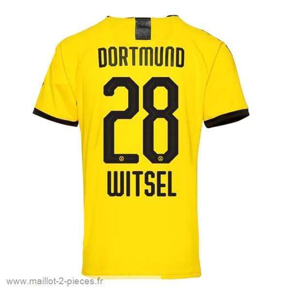 Boutique De Foot NO.28 Witsel Domicile Maillot Borussia Dortmund 2019 2020 Jaune