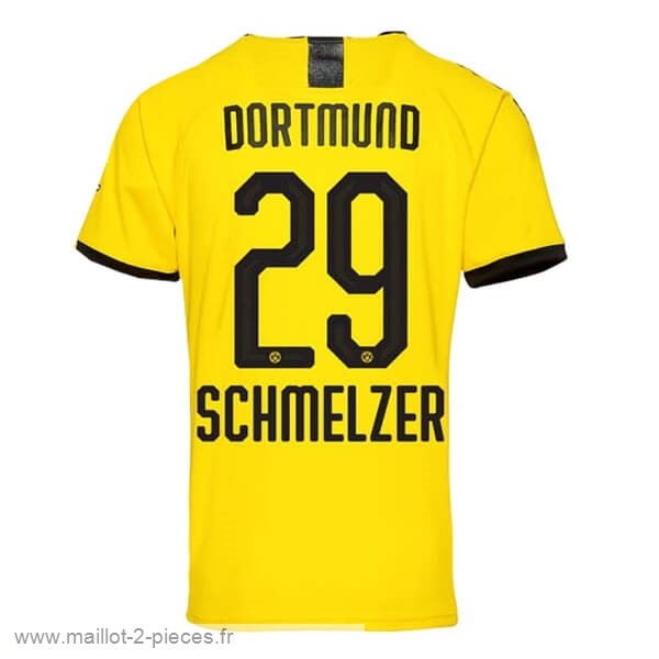 Boutique De Foot NO.29 Schmelzer Domicile Maillot Borussia Dortmund 2019 2020 Jaune