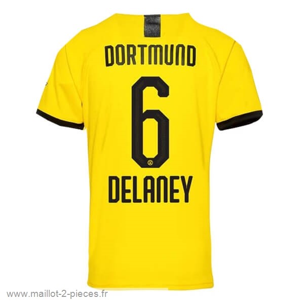 Boutique De Foot NO.6 Delaney Domicile Maillot Borussia Dortmund 2019 2020 Jaune