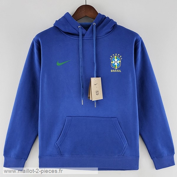 Boutique De Foot Sweats à Capuche Brésil 2022 Bleu