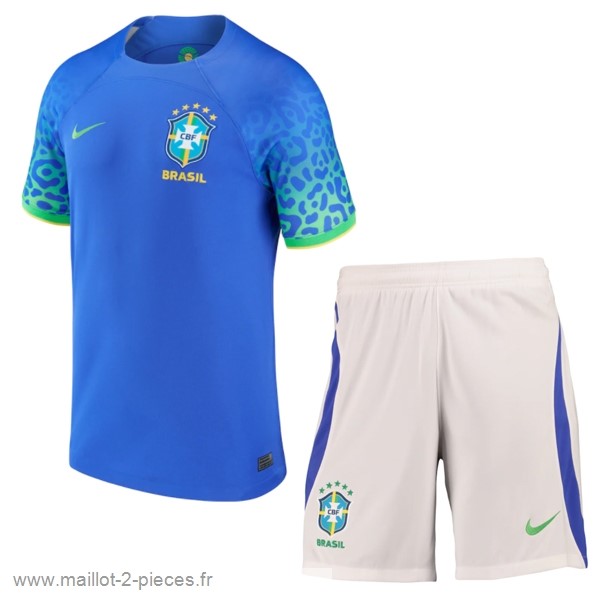 Boutique De Foot Exterieur Conjunto De Enfant Brésil 2022 Bleu