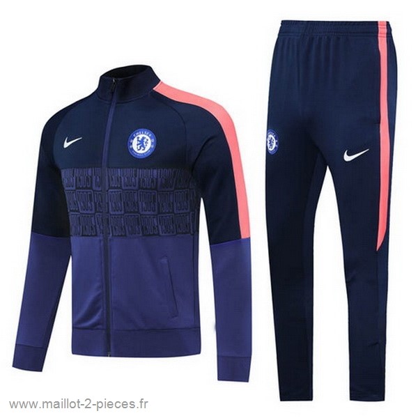 Boutique De Foot Survêtements Chelsea 2020 2021 Bleu Marine Orange