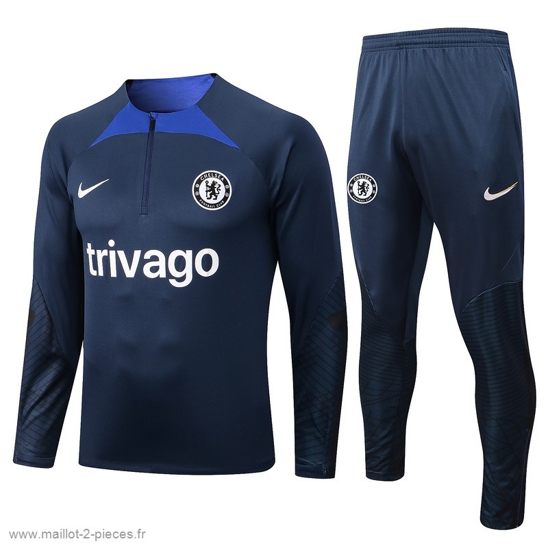 Boutique De Foot Survêtements Chelsea 2022 2023 Bleu Marine