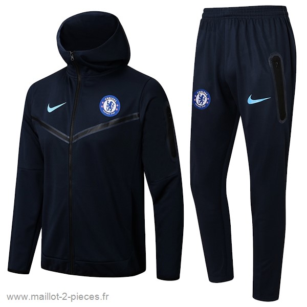 Boutique De Foot Sweat Shirt Capuche Chelsea 2022 2023 Bleu I Marine