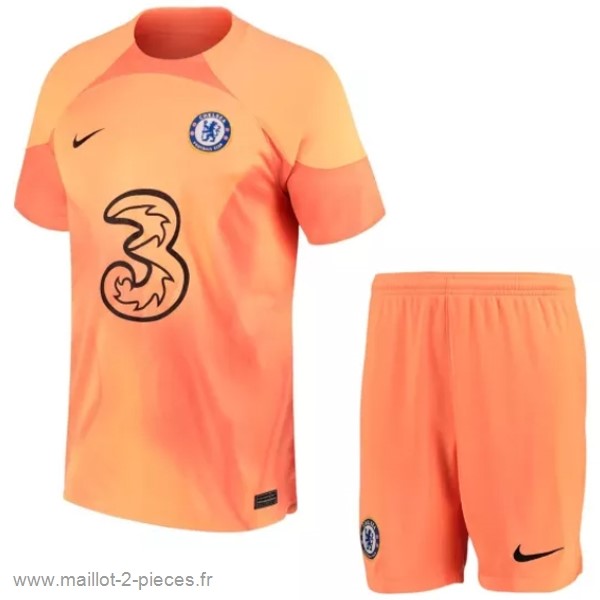 Boutique De Foot Conjunto De Enfant Gardien Chelsea 2022 2023 Orange