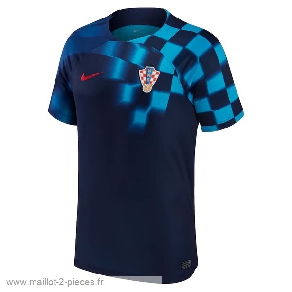 Boutique De Foot Thailande Exterieur Maillot Croatie 2022 Bleu