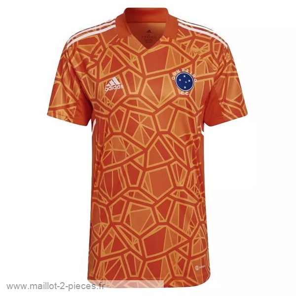 Boutique De Foot Thailande Gardien Maillot Cruzeiro EC 2022 2023 Orange