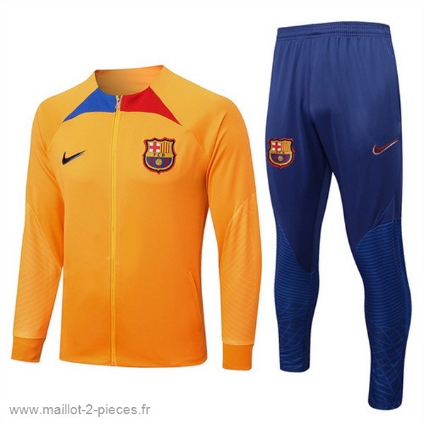 Boutique De Foot Survêtements Barcelona 2022 2023 Orange II Bleu