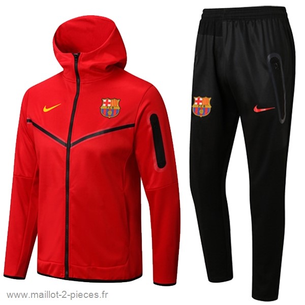 Boutique De Foot Sweat Shirt Capuche Barcelona 2022 2023 Rouge Noir