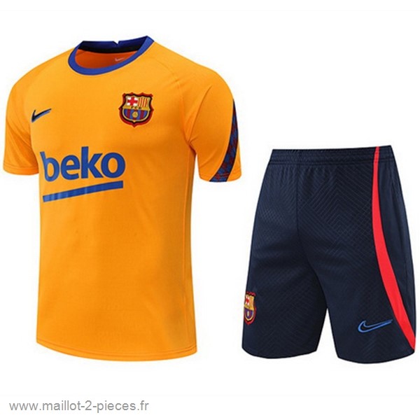 Boutique De Foot Entrainement Ensemble Complet Barcelona 2022 2023 Orange I Bleu