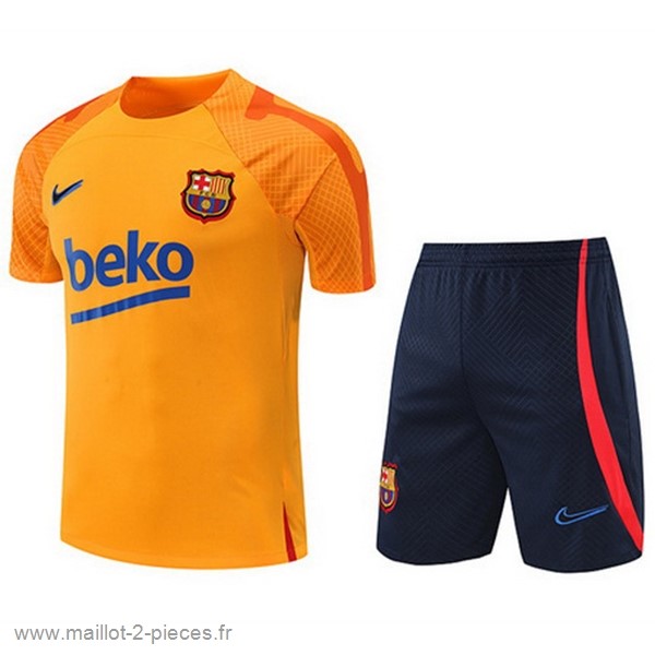 Boutique De Foot Entrainement Ensemble Complet Barcelona 2022 2023 Orange I Noir