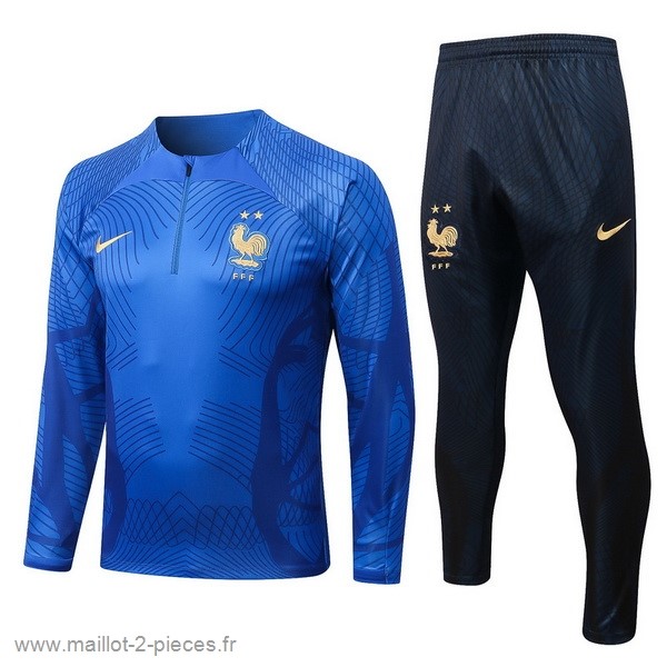 Boutique De Foot Survêtements France 2022 Bleu