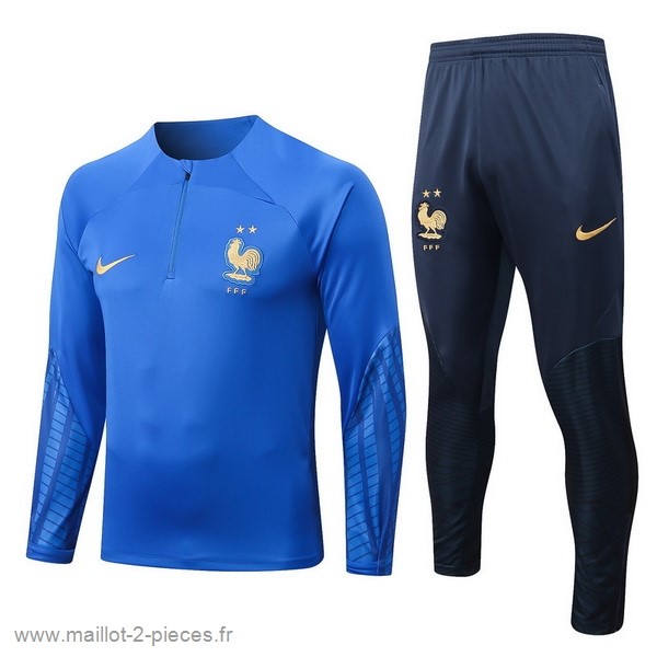 Boutique De Foot Survêtements Enfant France 2022 II Bleu
