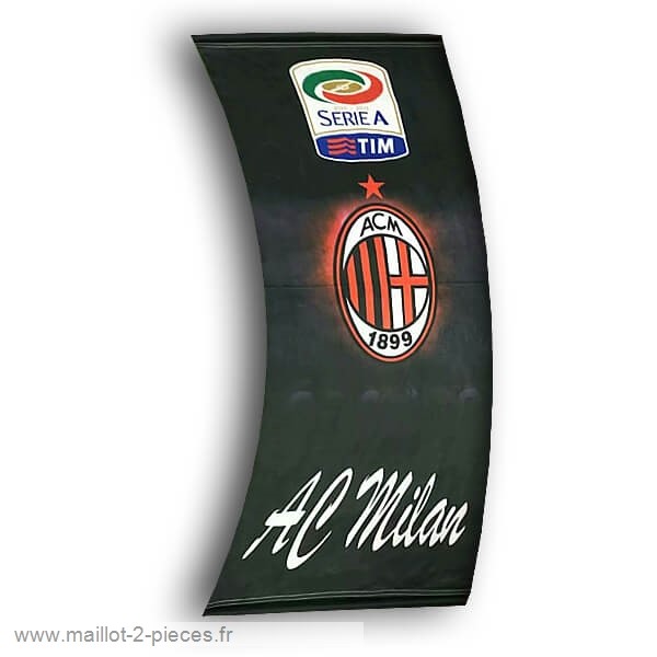 Boutique De Foot Football Drapeau de AC Milan Noir