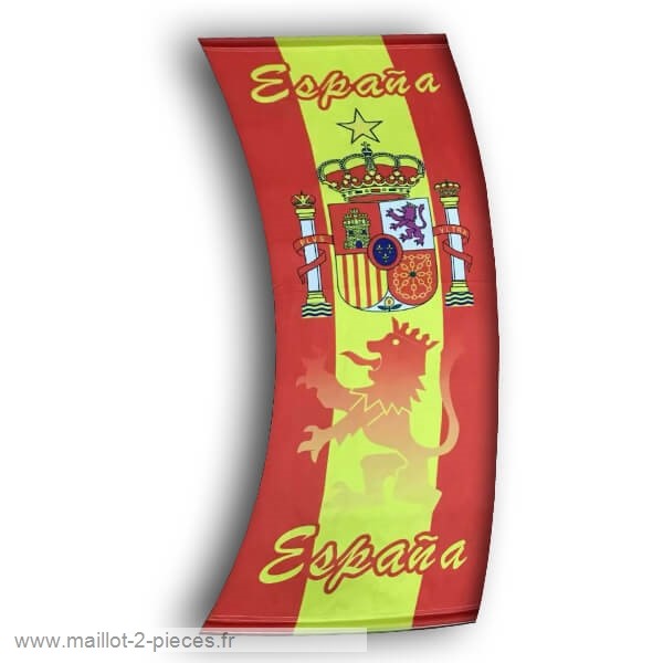 Boutique De Foot Football Drapeau de Espagne Rouge